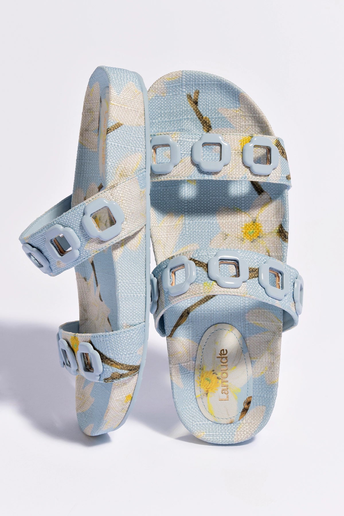 Milan Slide In Maya Printed Raffia - Image 7