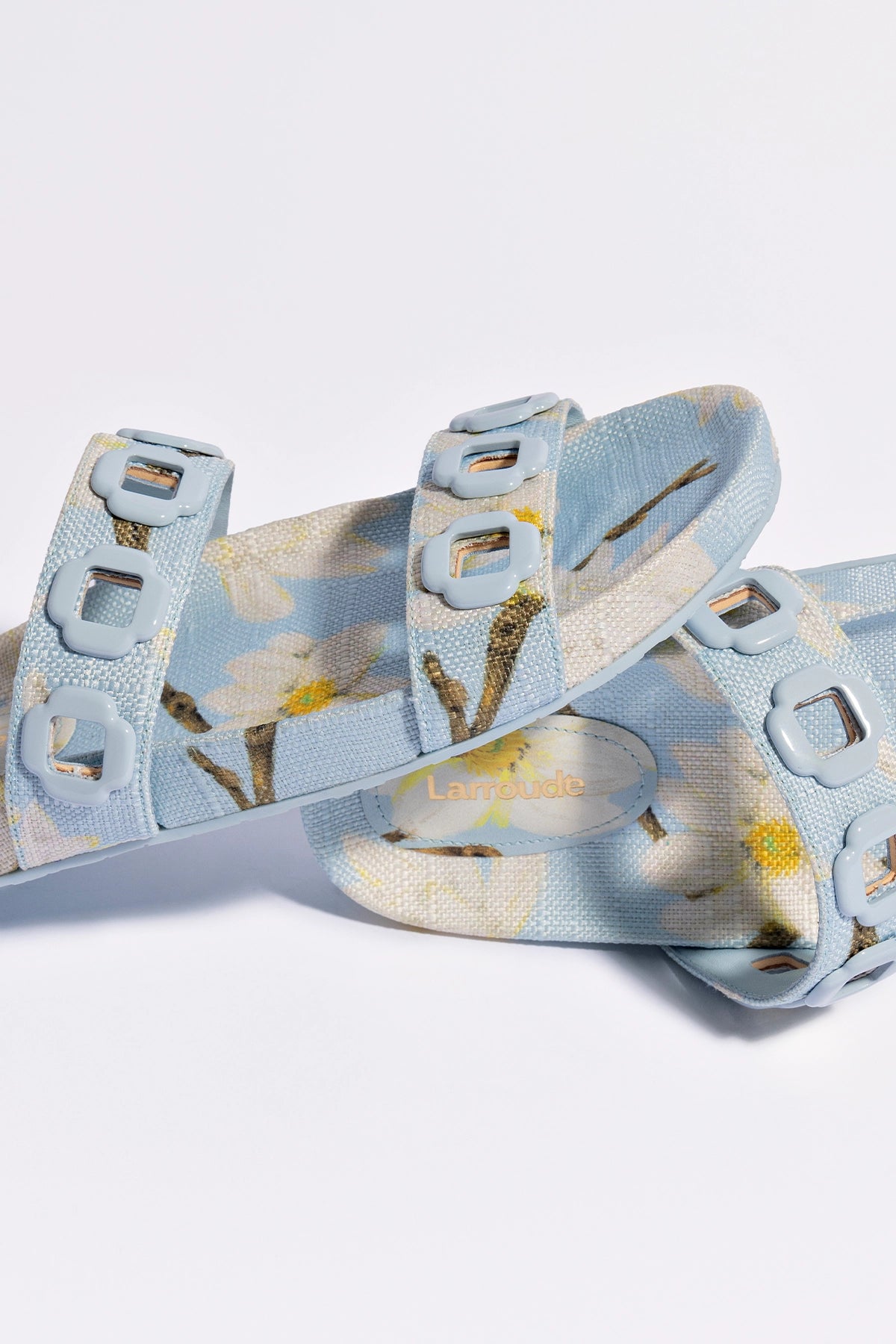 Milan Slide In Maya Printed Raffia - Image 8